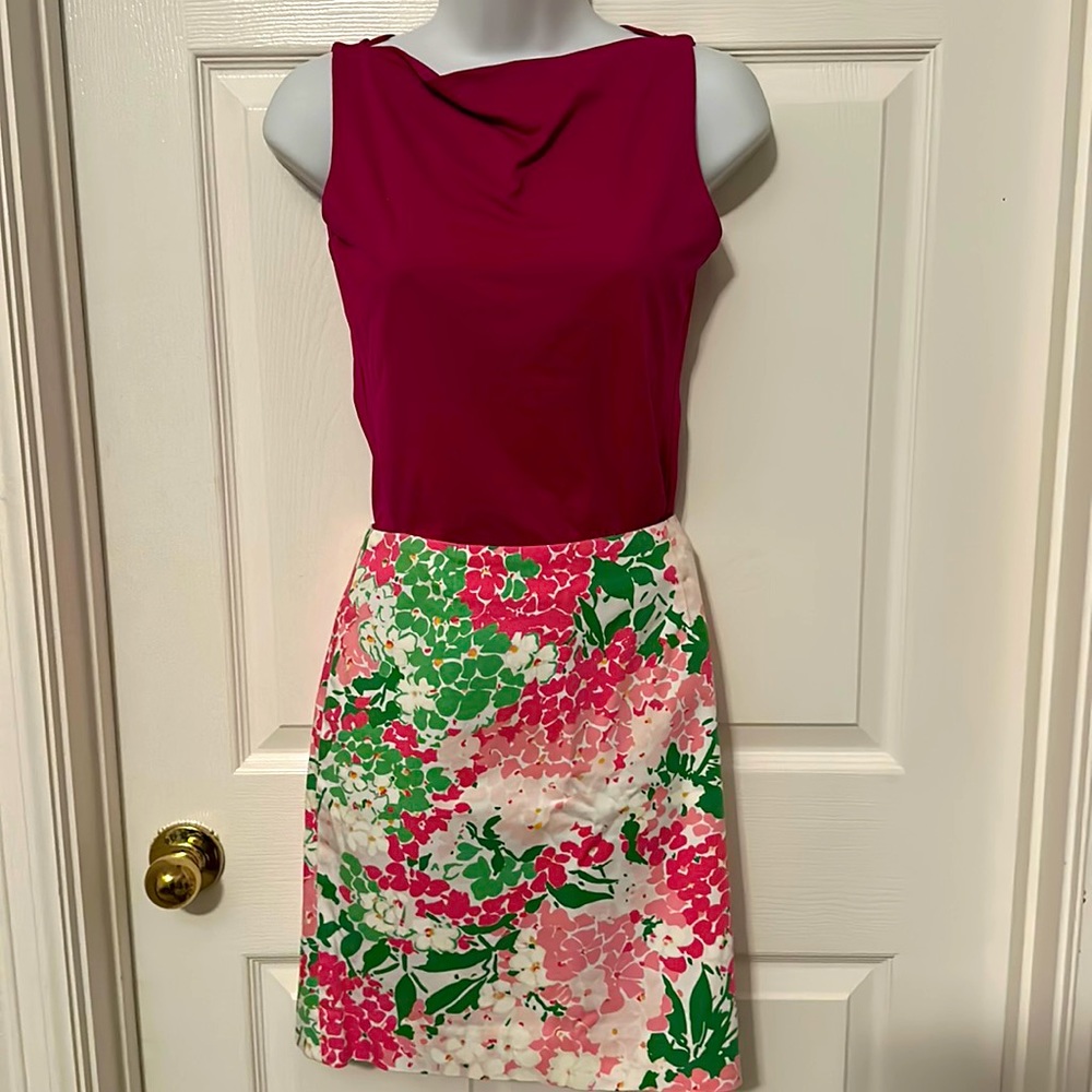 Outfit Alert!!!!!Beautiful Ralph Lauren skirt with top